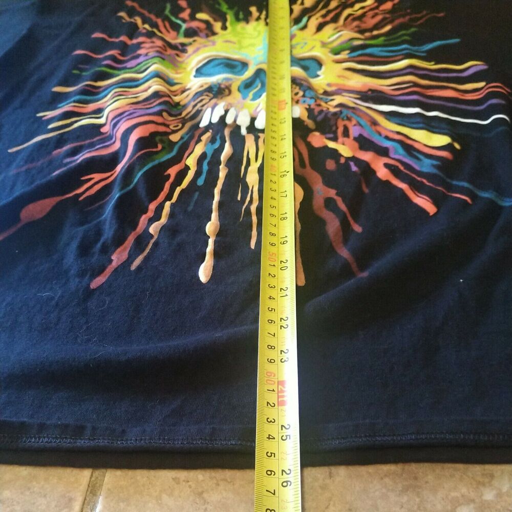 Rare Liquid Blue Exploding Psychedelic Hippie Sku… - image 8